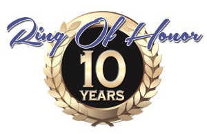 Ring of Honor, 10 years badge